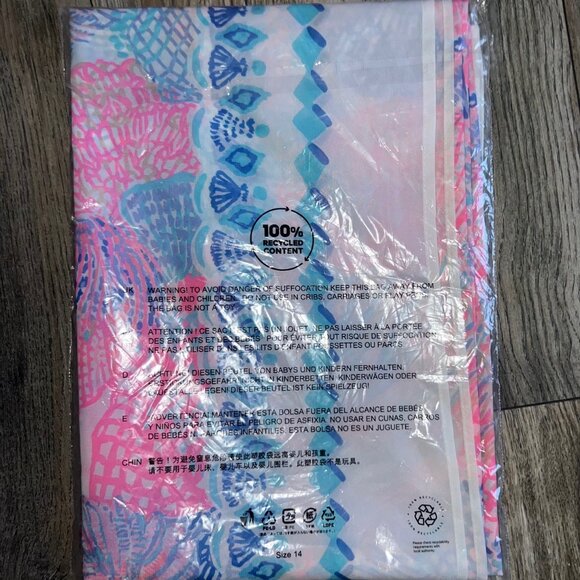 NWT Lilly Pulitzer GWP Pareo Wrap Cover Up-Roar of the Seas - Picture 3 of 3